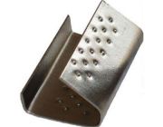 Замок металлический с внутренной пуклей (для полипропиленовой ленты) PP-16 (0,6) цинк блестящий