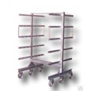 Тележка углерод. ст для печи FD 50 нерж. 530*650, 14 рядов